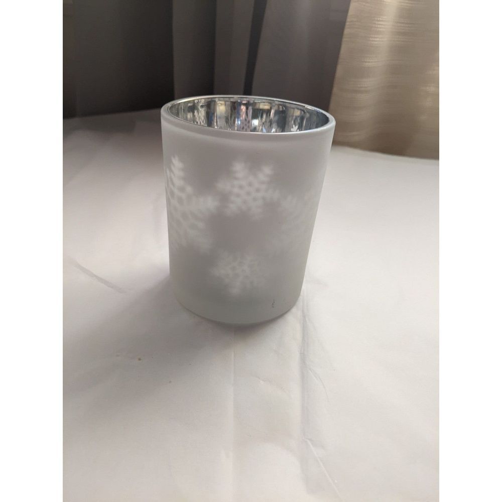 Set of 3 Slatkin & Co BBW Snowflake Dancing Tea Light Holder - Picture 6 of 8